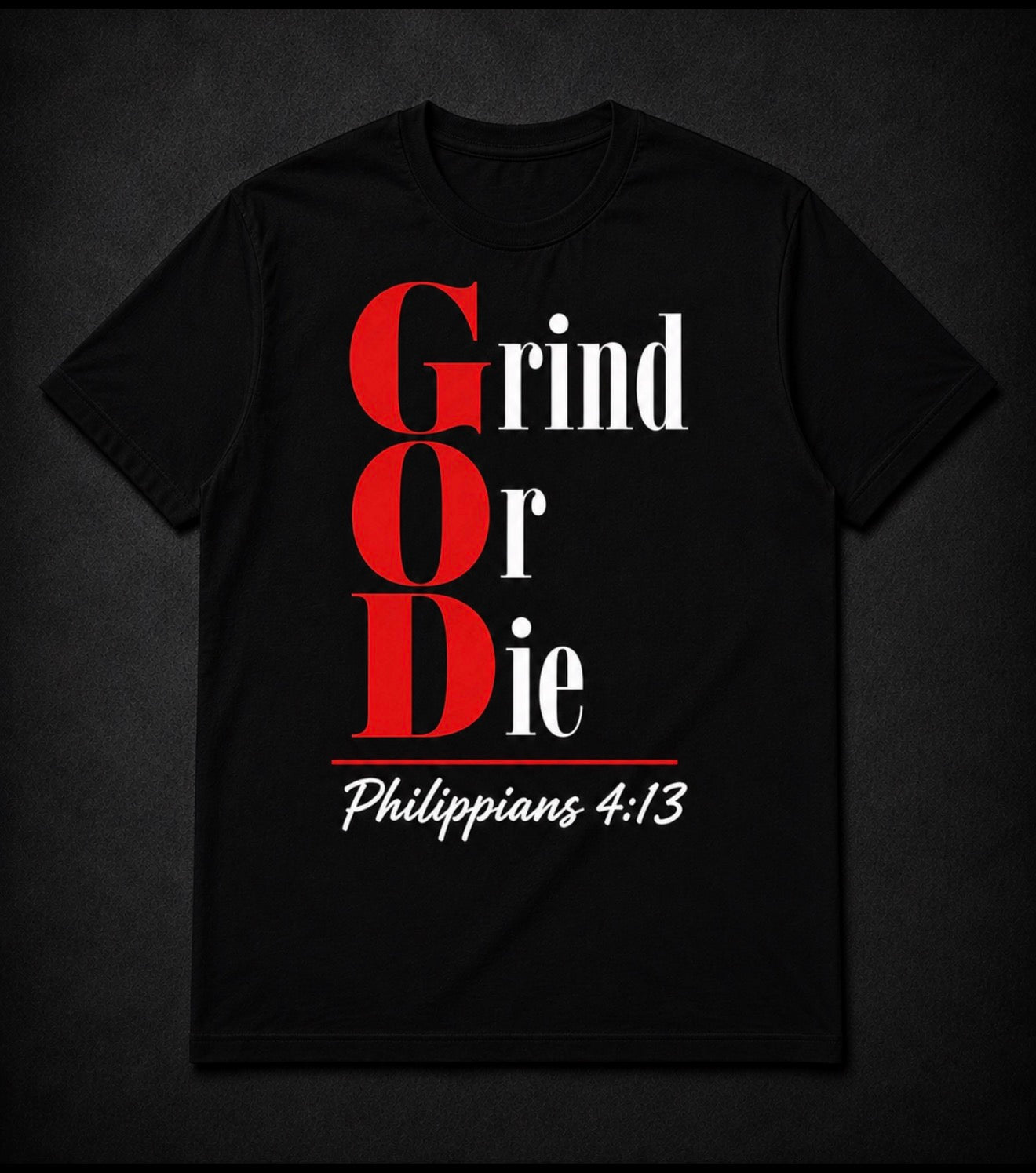 Faith and Focus Bold Front Tee