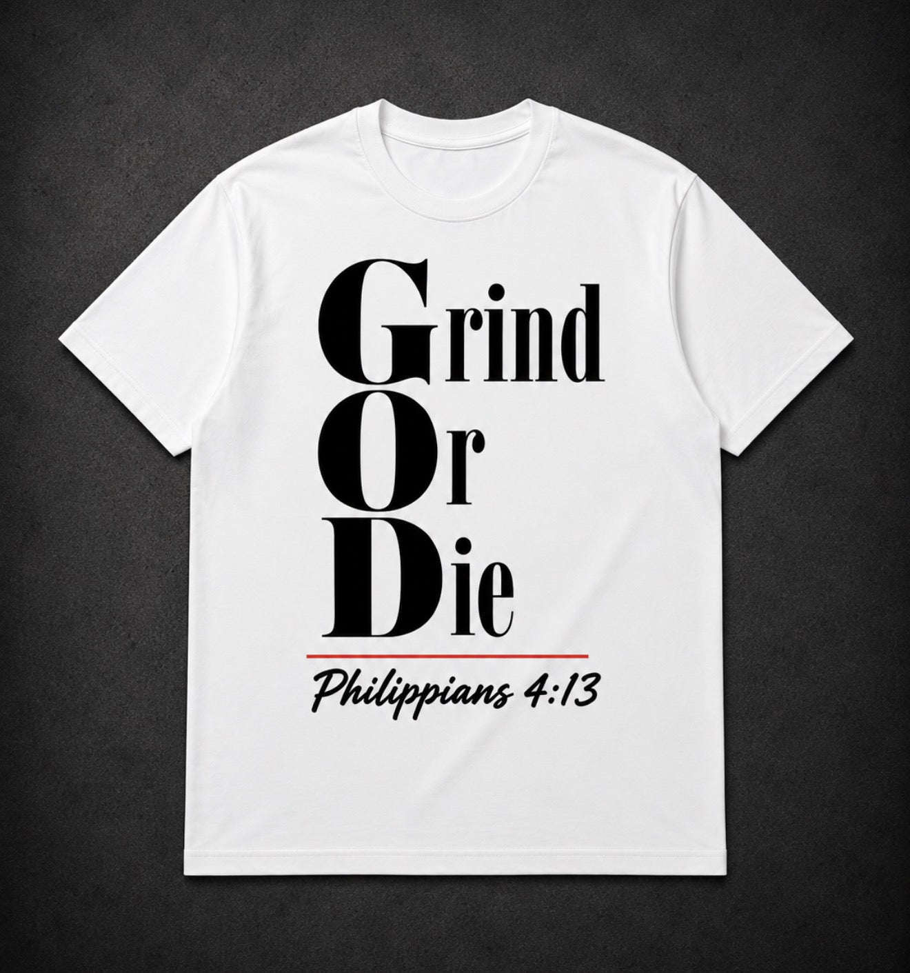 Faith and Focus Bold Front Tee