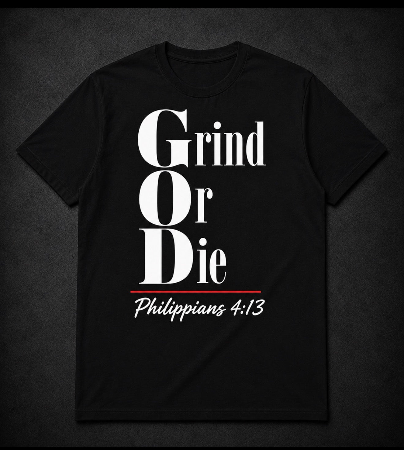 Faith and Focus Bold Front Tee