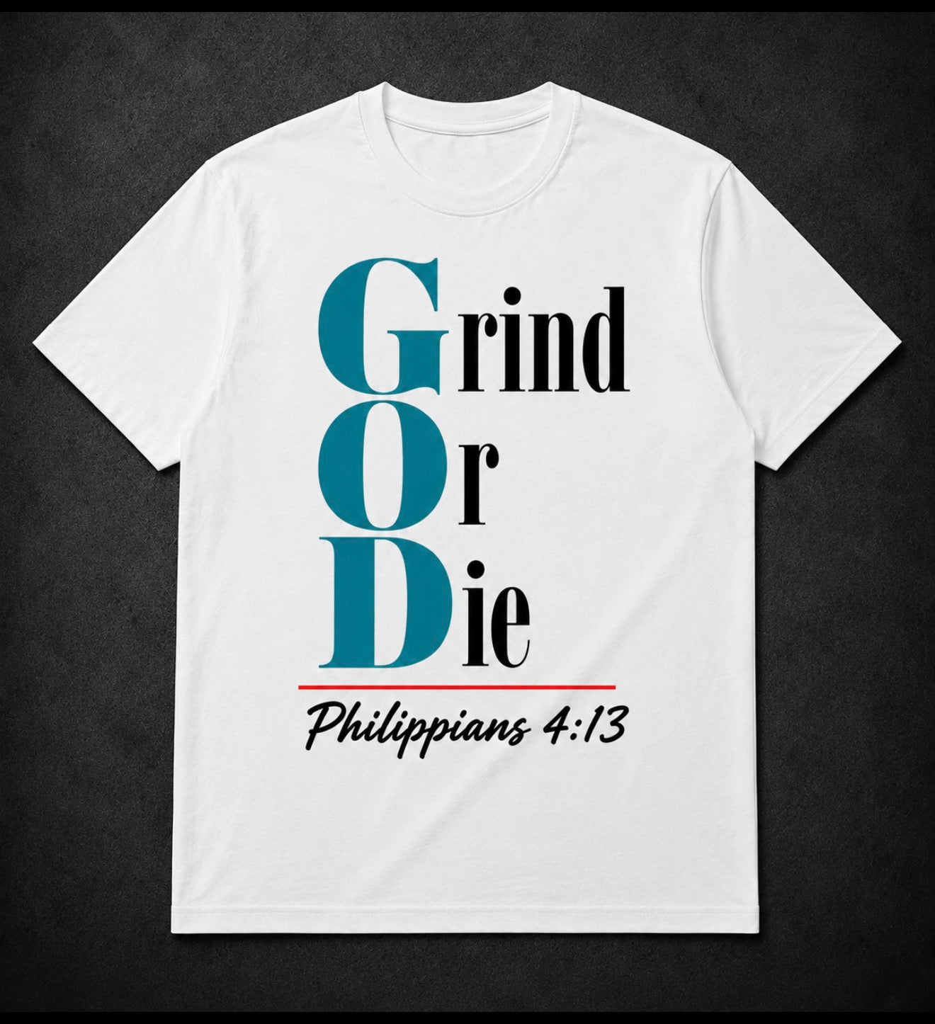 Faith and Focus Bold Front Tee