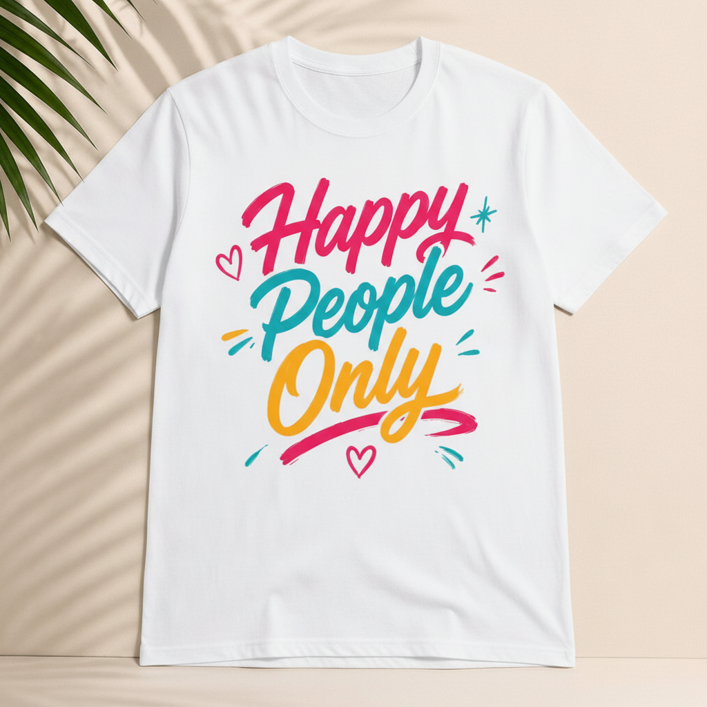 Happy People Only Graphic Tee